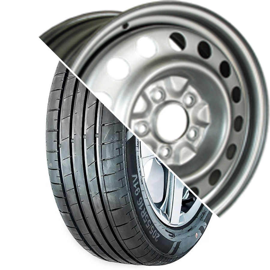 Шина с диском в сборе Massimo OTTIMA PLUS 185/65 R15 88H + Trebl 64A50C Silver 4*100 6xR15 ET50 DIA60.1
