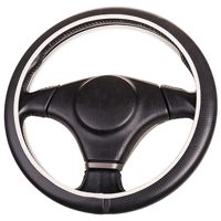 Оплетка на руль Skyway Flex 7(M) 37-39см. черно/белая экокожа(S01109008)